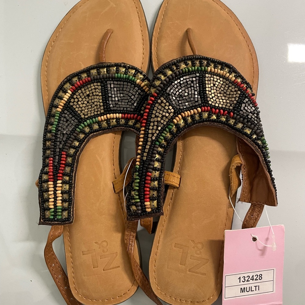 Colorful Beaded Women's Sandals